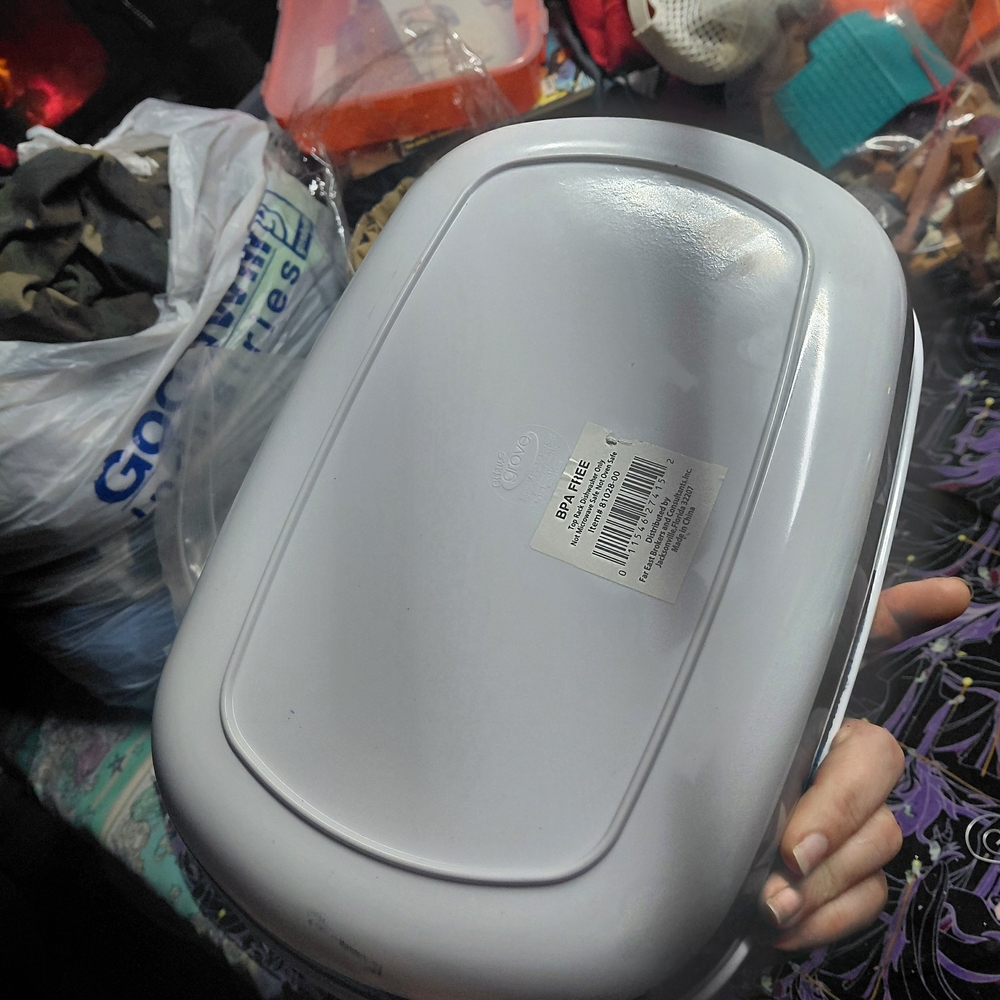 White Food Storage Container - Picture 4 of 6